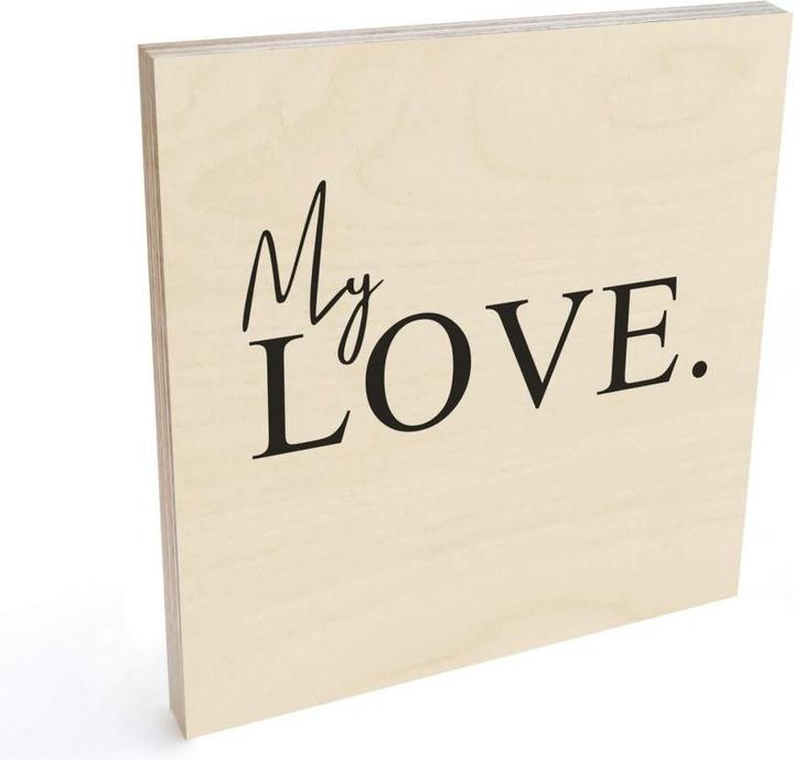 Produktbild Trenddeko My Love (15 x 15 cm)