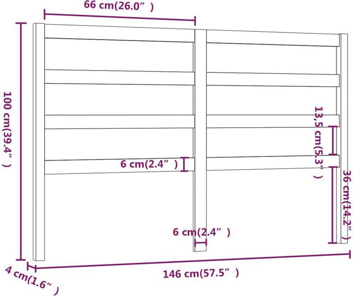Produktbild VidaXL Batsheva (146 x 4 x 100 cm)