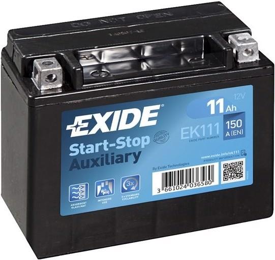 Actual product image Exide Start-Stop Aux. (12 V, 11 Ah, 150 A)