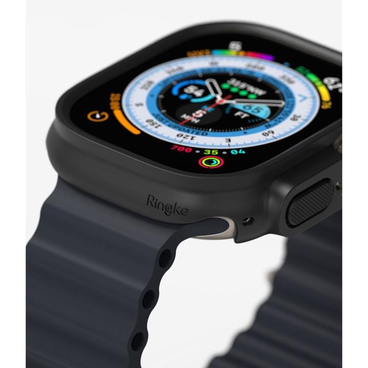Immagine prodotto Ringke Išmaniojo laikrodžio Apple ekrano rėmelis, Skaidrus ir Juodos spalvos, 49mm, 2vnt.