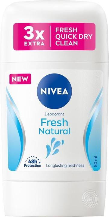 Actual product image NIVEA Fresh Natural Deodorant Stick 50ml (Stick, 50 ml)