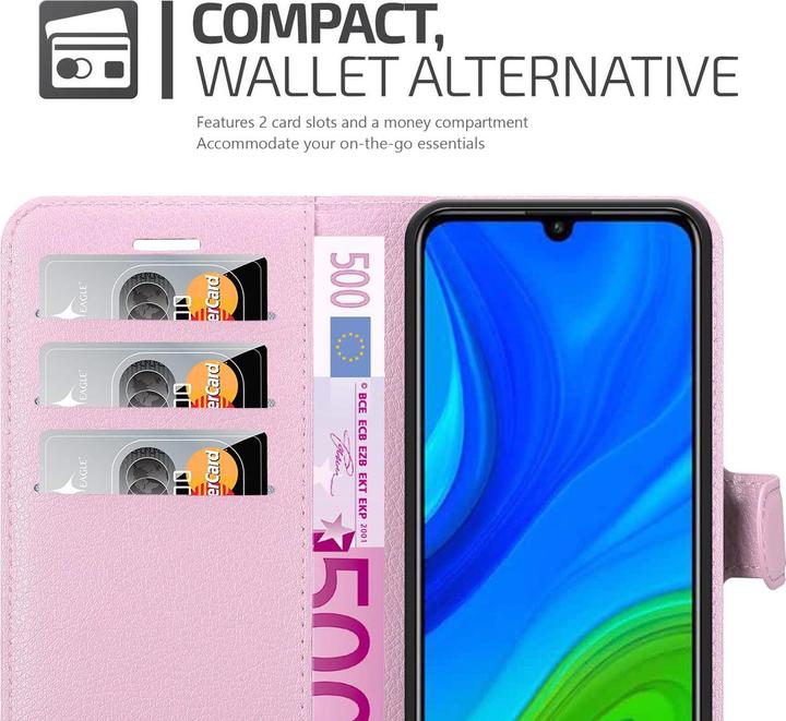 Actual product image Cadorabo Book with stand function cover (Huawei P Smart (2020))