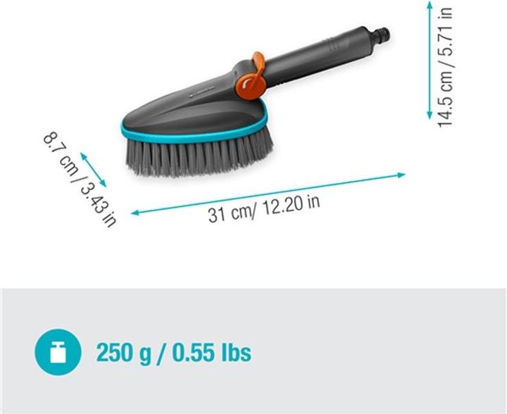 Actual product image Gardena Cleansystem hand brush M soft