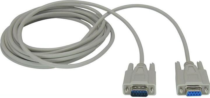 Produktbild RND Electronics Serielles Kabel D-SUB 9-Pin Stecker - D-SUB 9-Pin Buchse 5m Grau (5 m)