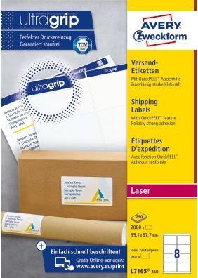 Image du produit Avery Versandetiketten blickdicht
