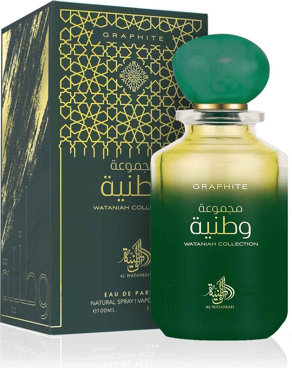Actual product image Al Wataniah Unisex-Parfüm Graphite EDP 100 ml (Eau de parfum, 100 ml)