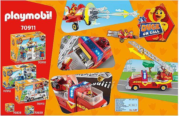 Actual product image Playmobil Fire truck (70911, Playmobil Duck On Call)