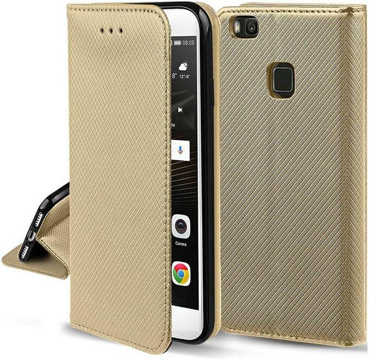 Produktbild König Design Apple iPhone 12 Pro Max Handyhülle Schutztasche 360 Grad Cover Case Wallet Gold (Apple iPhone 12 Pro Max)
