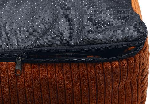 Actual product image Designed by Lotte DBL COUCH CUSHION RIBBED TERRA 100X70X15 (Dog)