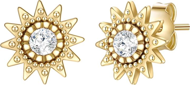 Immagine prodotto Glanzstücke München Sole da donna in argento Sterling Cubic Zirconia Oro Giallo - 30014 (Argento)