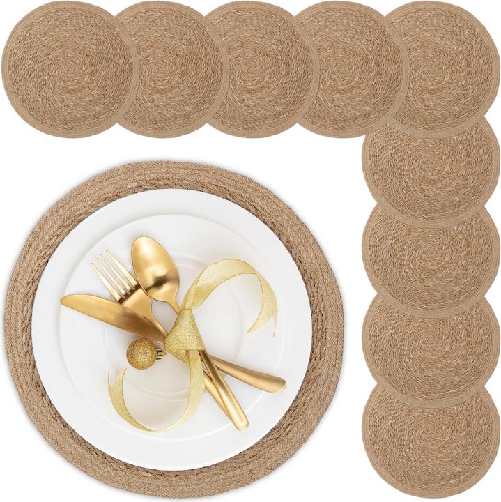 Immagine prodotto Relaxdays 10x tovagliette-paglia (10 pz.)