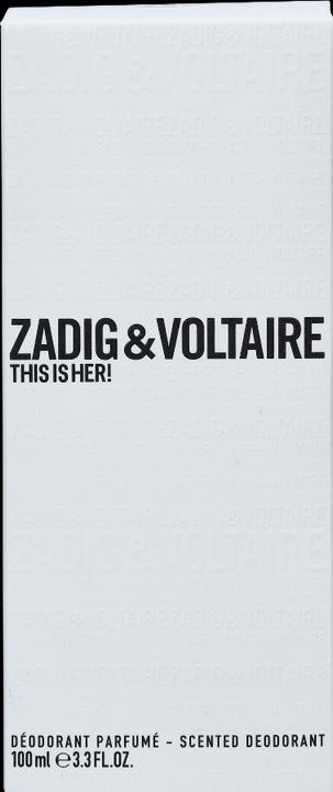 Actual product image Zadig & Voltaire This Is Her! (Spray, 100 ml)