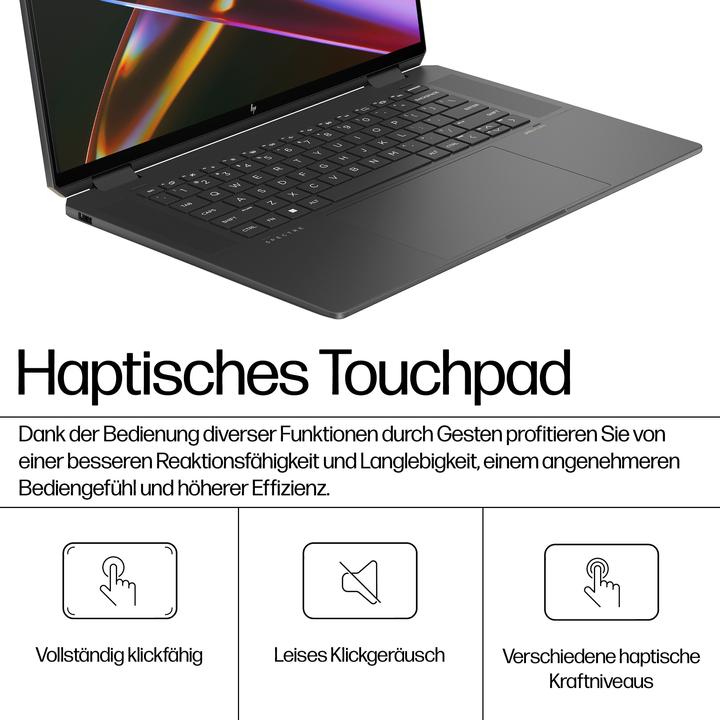 Immagine prodotto HP Spectre x360 (16", Intel Core Ultra 7 155H, 32 GB, 1000 GB, DE)