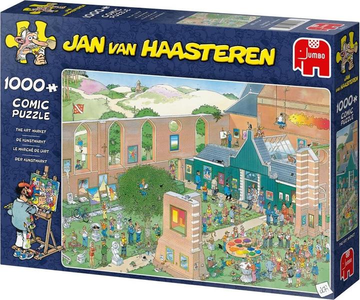 Produktbild Jumbo Jan van Haasteren - Der Kunstmarkt (1000 Teile)
