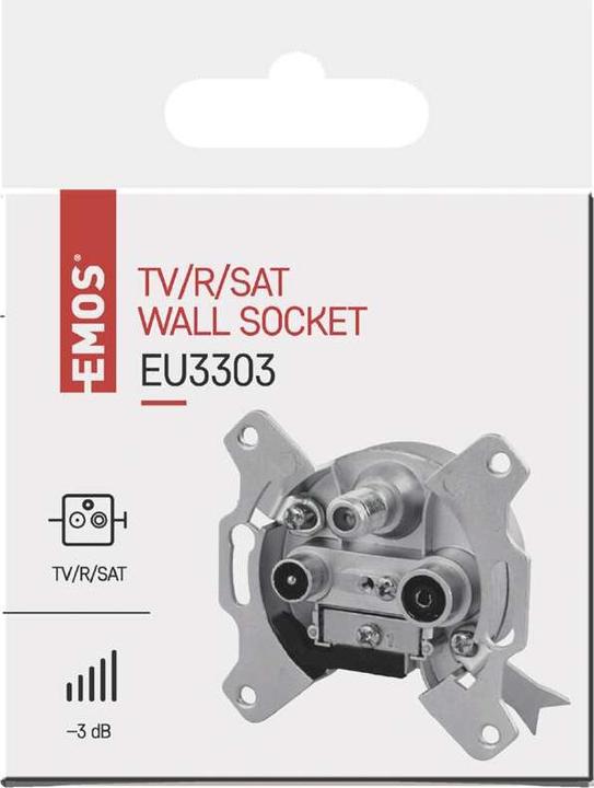 Produktbild Emos Antennen-Steckdose EU 3303, Enddose (Antennendose)