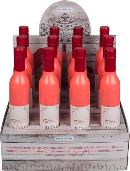 Produktbild Out of the blue Taschenschirm Weinflasche