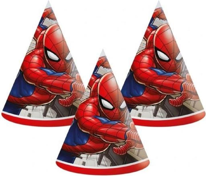 Actual product image Procos Spiderman Party Hats Crime Fighter