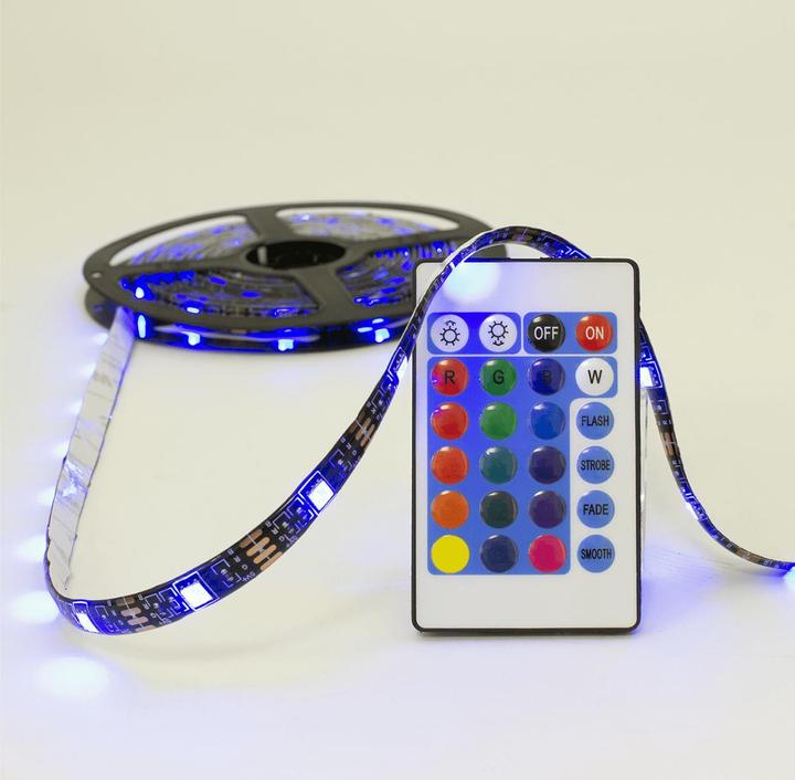 Produktbild White Shark Helios LED-05 RGB LED strip with remote control (RGB, 25 cm, Outdoor, Indoor)