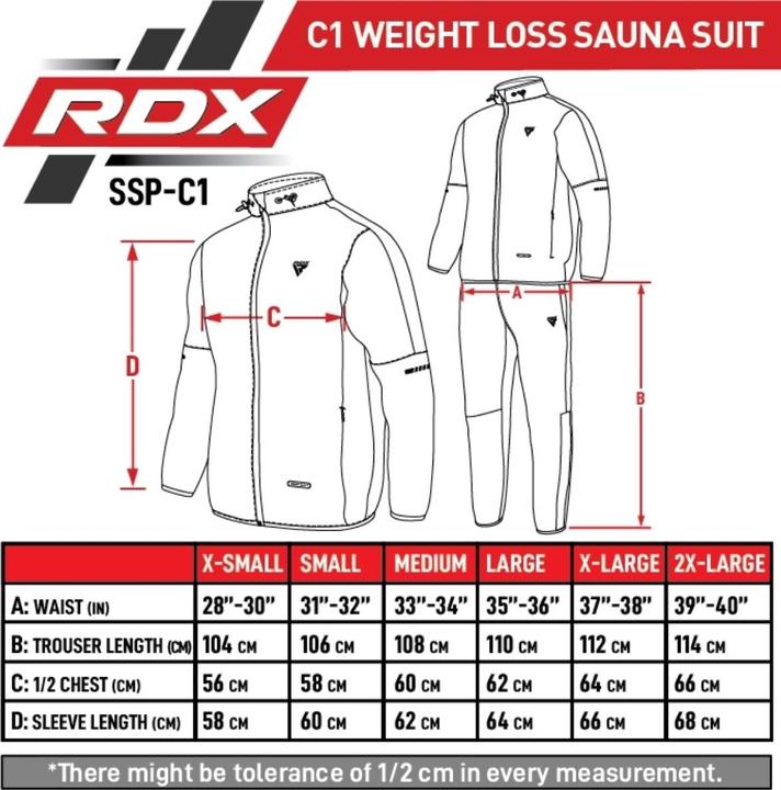 Produktbild Rdx Gewichtsreduzierender C1 Saunaanzug