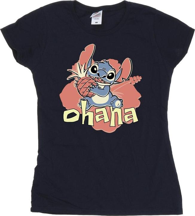 Disney Lilo And Stitch Ohana Pineapple TShirt (M)