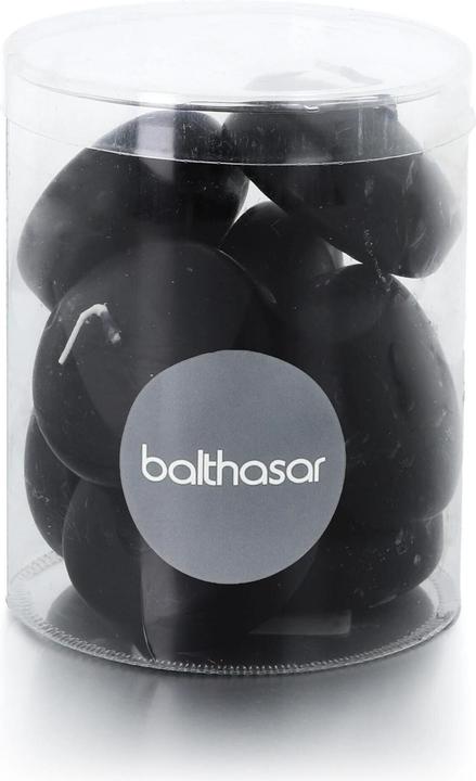 Produktbild Balthasar Schwimmkerzen 2.8 cm x 2.8 cm, Schwarz, 8 (8 Stk.)