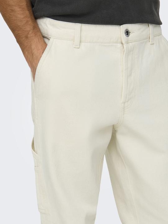 Actual product image Only & Sons Onsedge Straight Car Ecru1088pimdnm Noos (W31/L32)
