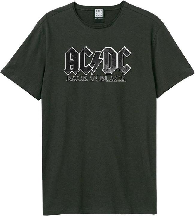 Produktbild Amplified Erwachsene Back In Black ACDC TShirt (XL)