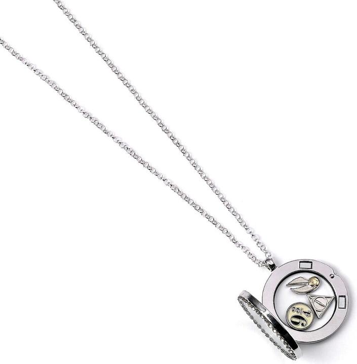 Carat HARRY POTTER - Collier à pendentifs flottants + 3 Charmes (Versilberte Legierung)