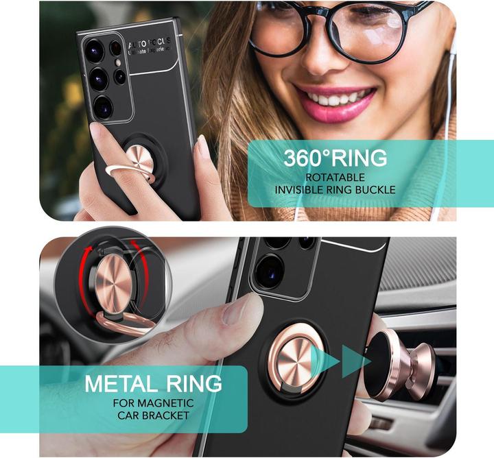 Actual product image Nalia Matte Ring Silicone Sleeve (Samsung Galaxy S24 Ultra)