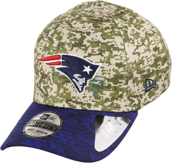 New Era NFL - New England Patriots - Digi Camo 39Thirty Cap Grün SM (54, 55, 56, 57)
