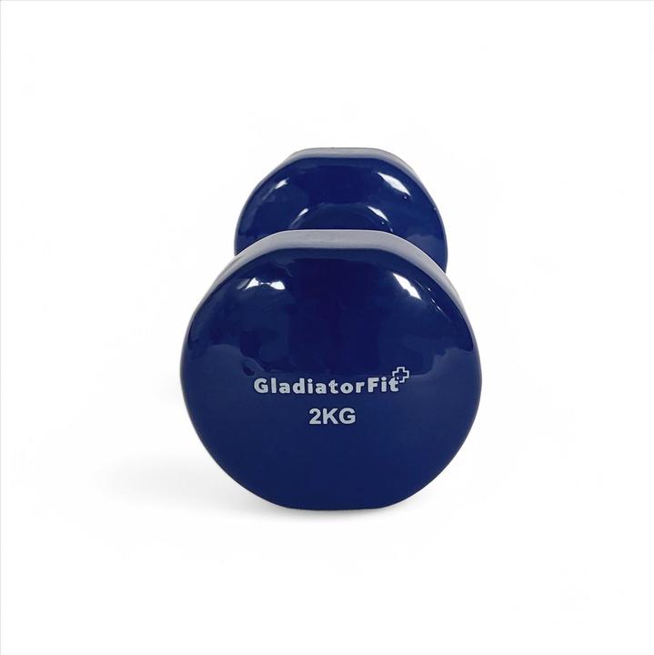 Produktbild Gladiatorfit Vinyl-Fitnesshanteln (2er-Set) (2 x 2 kg)