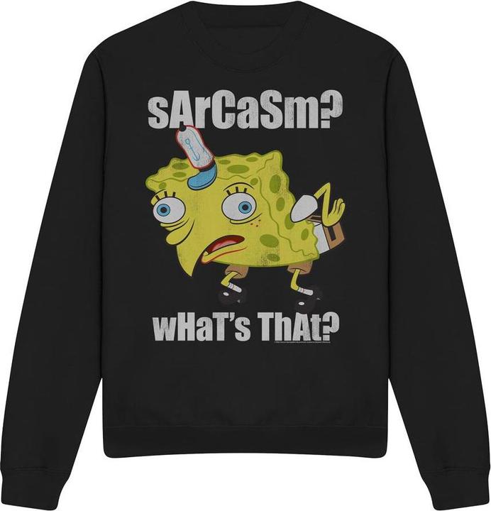 Produktbild Spongebob Squarepants Sarcasm Meme Sweatshirt (XL)