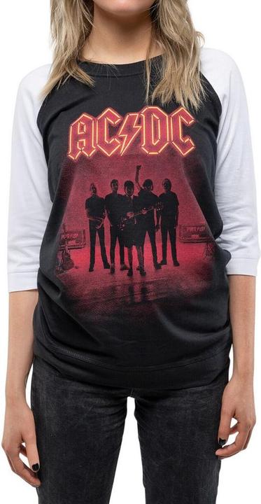 Immagine prodotto AC/DC Maglietta PWR-UP UK Donna/Ladies in cotone Raglan (XS)