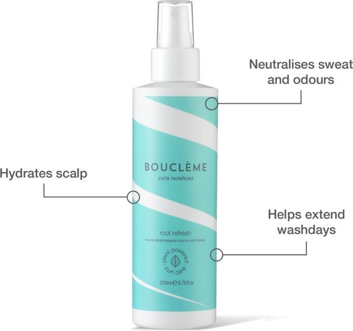 Actual product image Boucleme Bouclème - Refreshing hair mist (Root Refresh) 200 ml (200 ml, Dry shampoo)