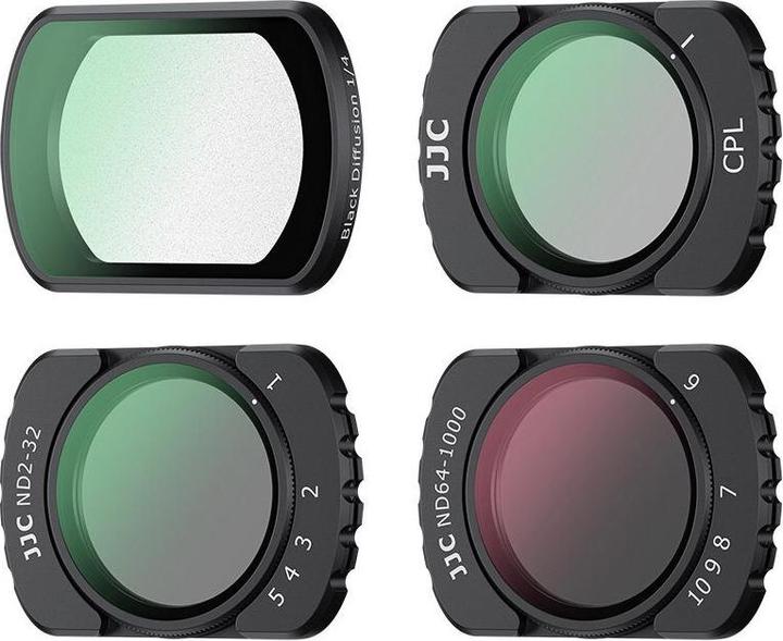 Productafbeelding JJC F DP3K4NDV Filterset voor DJ. Osmo Pocket 3 (Dronefilters)