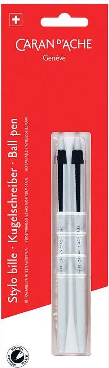 Image du produit Caran d'Ache 825 Kugelschreiber im Blister (Noir, 2 x)