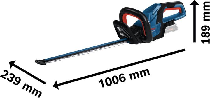 Produktbild Bosch Professional Bosch GHE 18V-50 Professional Akku Heckenschere 18 V 50 cm Brushless + 1x ProCORE Akku 4,0 Ah - (Akkuheckenschere)