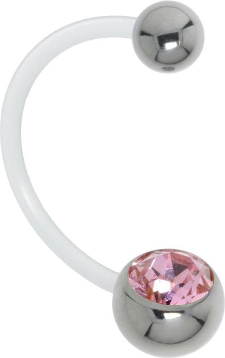 Bijouteria Schwangerschaftspiercing (Bioplast, Edelstahl, Kristall)