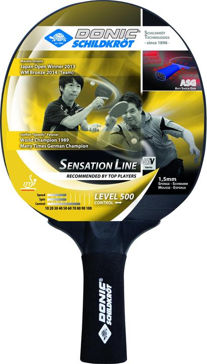 Donic Schildkröt Tischtennisschläger "Donic Sensation Line 500" 714402