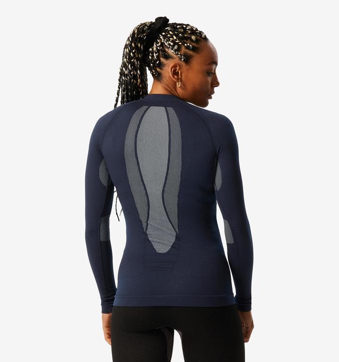 Actual product image Wedze Ski underwear functional shirt ladies soft seamless - BL500 dark blue/blue (XS)
