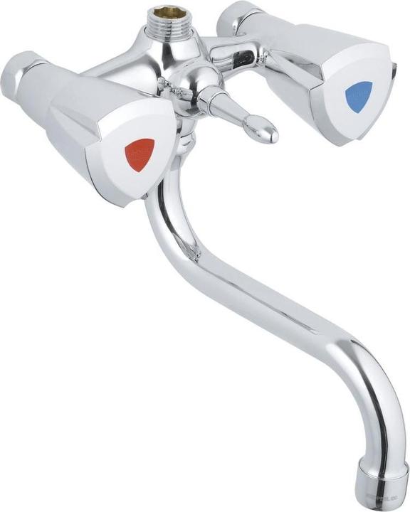 Produktbild Grohe Costa Trend Douchekraan met Badomstelling - Mengkraan - 12 cm hartafstand (26013000)