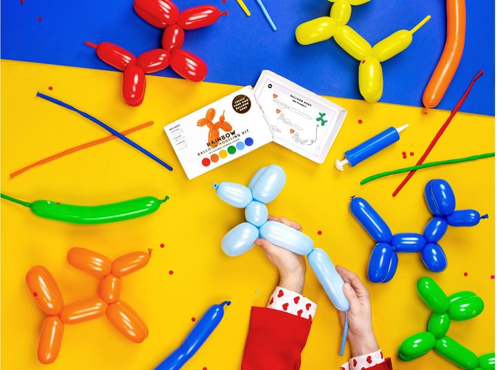 Produktbild Partydeco Kit de Ballons de Modelage - Arc-en-ciel (1 x)