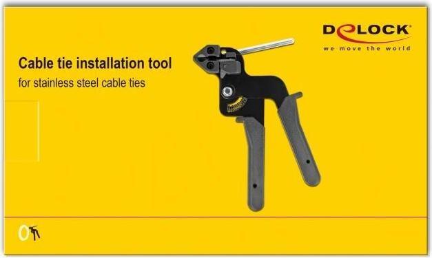 Produktbild Delock Kabelbinderzange für Edelstahlkabelbinder (180 mm)