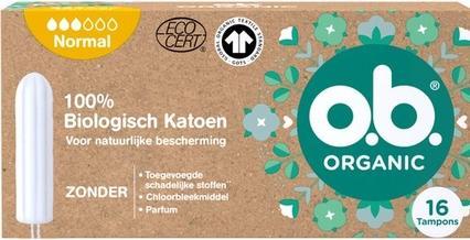 Actual product image o.b. Organic Normal Box (16 pcs) (16 x, Regular)