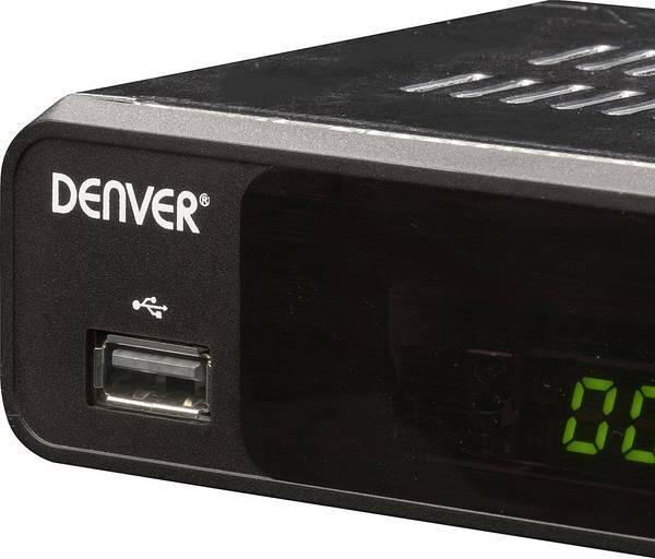 Actual product image Denver DTB-133 DVB Digital TV Tuner/Digital Player (DVB-T2)