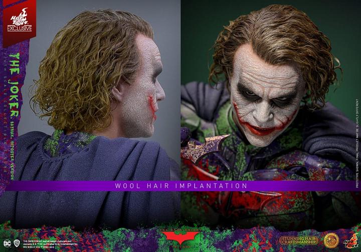 Actual product image Hot Toys The Dark Knight "The Joker - Batman Imposter Version" Exclusive Artisan Edition 1/6 Action Figure