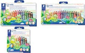 Actual product image Staedtler Coloured pencils Junior 140, with sharpener, 12 colours (Multicoloured, 12 x)