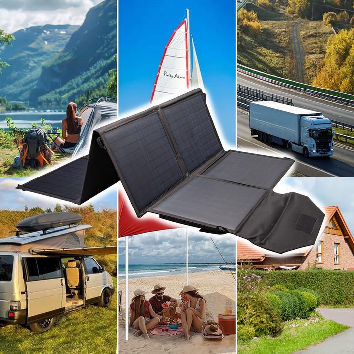 Produktbild Casativo Faltbares Solarpanel, 8 monokristalline Solarzellen, 100 Watt (100 W, 4.40 kg)