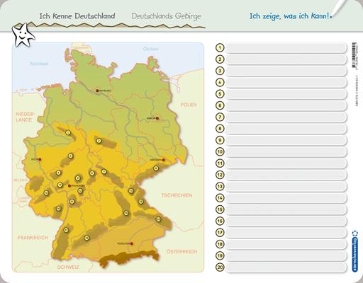 Produktbild Ich kenne Deutschland - 1. Bundesländer & Landeshauptstädte, 2. Flüsse, 3. Gebirge im Set (Deutsch, Katrin Langhans, 2017)