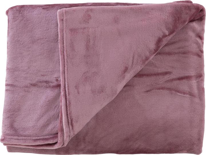 Produktbild Gözze Microfaserdecke Memphis Altrosa (150 x 210 cm)